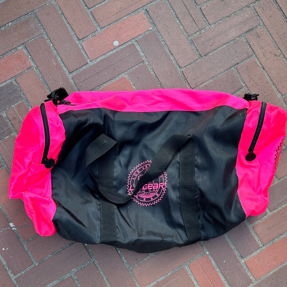 Pink and Black Women's Bag